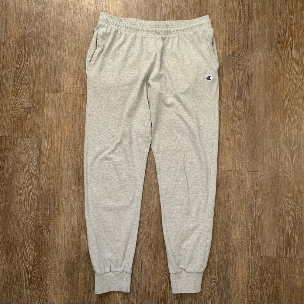 Champion Gray Jogger Sweatpants Size Large